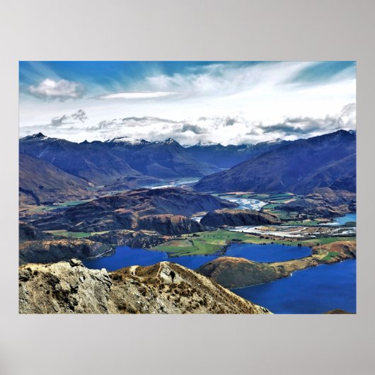Mt. Verwerving van Roy's Peak Poster (Voorkant)