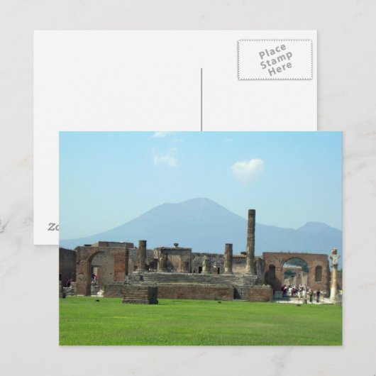 Mt. Vesuvius Briefkaart (Voorkant / Achterkant)