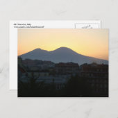 Mt. Vesuvius op Sunrise Briefkaart (Voorkant / Achterkant)
