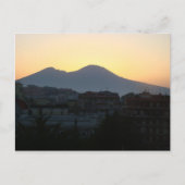 Mt. Vesuvius op Sunrise Briefkaart (Voorkant)