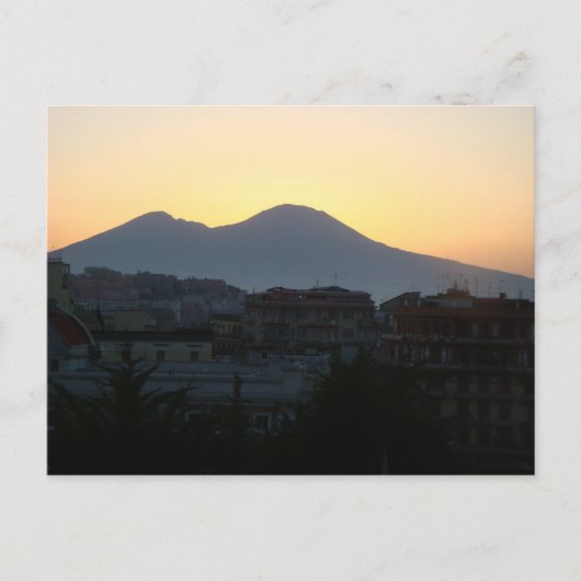 Mt. Vesuvius op Sunrise Briefkaart (Voorkant)
