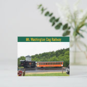 Mt. Washington Cog Railway Ansichtkaart Briefkaart (Staand voorkant)