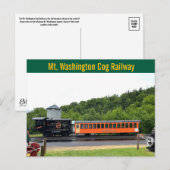 Mt. Washington Cog Railway Ansichtkaart Briefkaart (Voorkant / Achterkant)