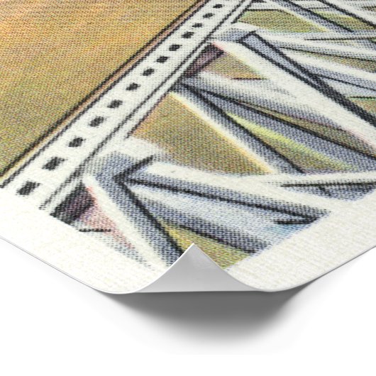 Mt Washington Cog Railway, Jacob's Ladder Poster (Hoek)