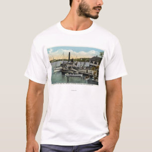 Mt. Washington, Gov. Endicott Steamers gedokt T-shirt