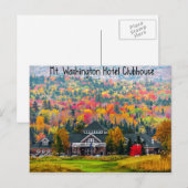 Mt. Washington Hotel Clubhouse in Autumn Briefkaar Briefkaart (Voorkant / Achterkant)