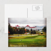 Mt. Washington Hotel in het najaar Briefkaart (Voorkant / Achterkant)