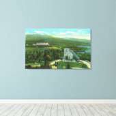 Mt Washington Hotel, Stickney Chapel Uitzicht Canvas Afdruk (Insitu (Houten vloer))