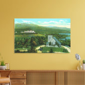 Mt Washington Hotel, Stickney Chapel Uitzicht Canvas Afdruk (Insitu (Woonkamer))