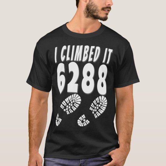 Mt Washington I beklimde het 6288 Mount NH48 New H T-shirt (Voorkant)