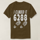 Mt Washington I beklimde het 6288 Mount NH48 New H T-shirt (Design voorkant)