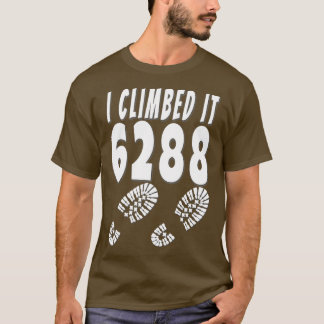 Mt Washington I beklimde het 6288 Mount NH48 New H T-shirt