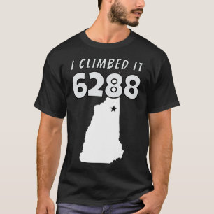 Mt Washington I beklimde het 6288 Mount NH48 New H T-shirt