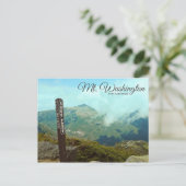 Mt Washington New Hampshire Briefkaart (Staand voorkant)
