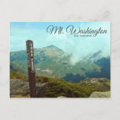Mt Washington New Hampshire Briefkaart (Voorkant)