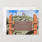 Mt. Washington, New Hampshire Briefkaart (Voorkant / Achterkant)
