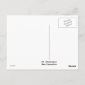 Mt. Washington, New Hampshire Briefkaart (Achterkant)