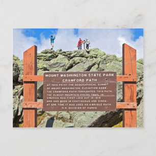 Mt. Washington, New Hampshire Briefkaart