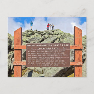 Mt. Washington, New Hampshire Briefkaart