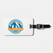 Mt. Washington New Hampshire Stars Moon Bagagelabel (Voorkant horizontaal)