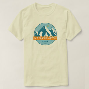 Mt. Washington New Hampshire sterren maan T-shirt