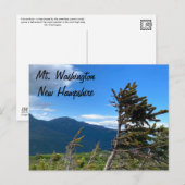 Mt. Washington, NH-ansichtkaart Briefkaart (Voorkant / Achterkant)