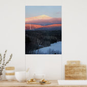 Mt Washington op Sunset Poster (Keuken)