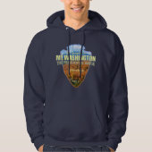 Mt Washington (pijlpunt) Hoodie (Voorkant)