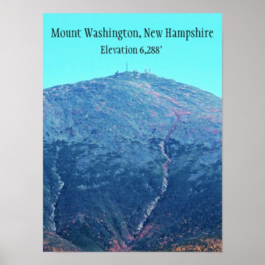 Mt. Washington Poster (Voorkant)