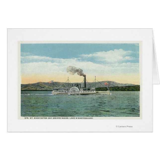 Mt. Washington Steamer, Uitzicht Ossipee Range (Voorkant Horizontaal)