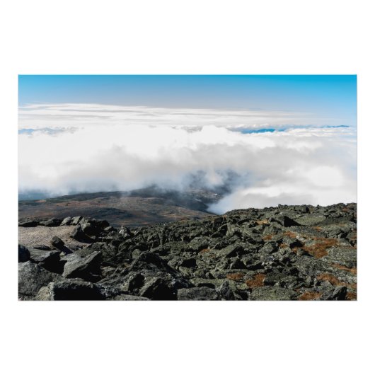 Mt. Washington Summit Rocky Terrain Foto Afdruk (Voorkant)