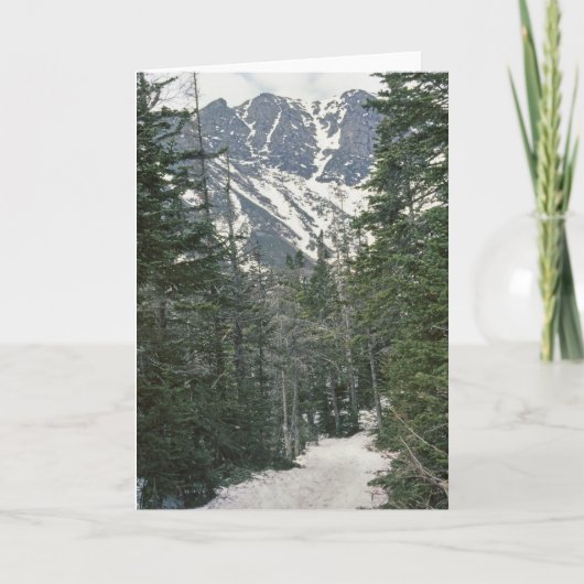 Mt Washington Trail Uitzicht Feestdagen Kaart (Voorkant)