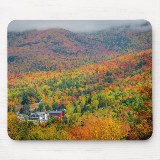 Mt. Washington Valley in de herfst van Mousepad Muismat (Voorkant)