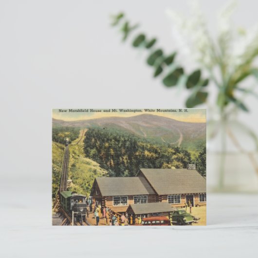 Mt. Washington, White Mountains, New Hampshire Briefkaart (Staand voorkant)