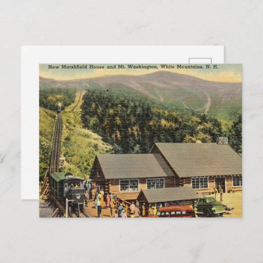 Mt. Washington, White Mountains, New Hampshire Briefkaart (Voorkant / Achterkant)