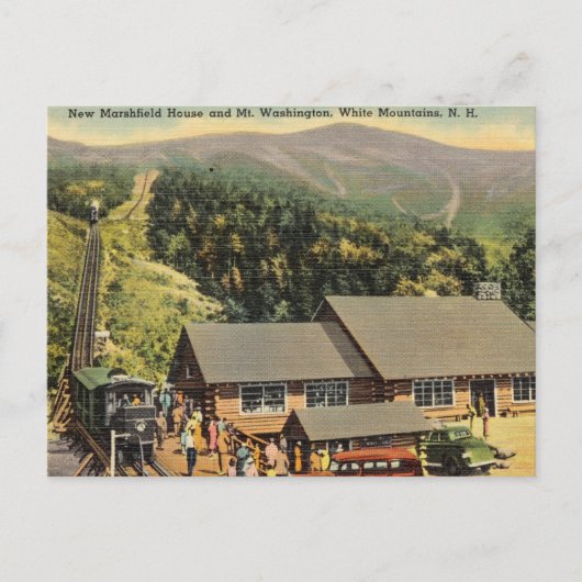 Mt. Washington, White Mountains, New Hampshire Briefkaart (Voorkant)