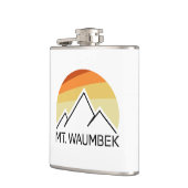 Mt. Waumbek New Hampshire Retro Heupfles (Links)