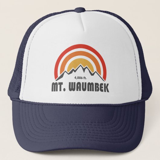 Mt. Waumbek New Hampshire Trucker Pet (Voorkant)