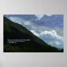 Mt Webster: Whitman quote poster