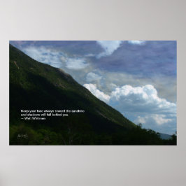 Mt Webster: Whitman quote poster