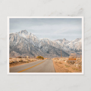 Mt Whitney Alabama Hills Sierra-gebergte Briefkaart