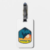 Mt. Whitney California Sunrise Bagagelabel (Achterkant verticaal)