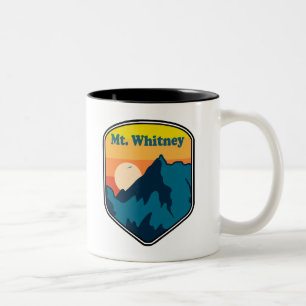 Mt. Whitney California zonsopgang Tweekleurige Koffiemok