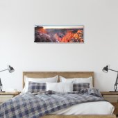 Mt Whitney en Pinnacles Sunrise - John Muir Trail Canvas Afdruk (Insitu (Slaapkamer))
