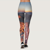 Mt Whitney en Pinnacles Sunrise - John Muir Trail Leggings (Achterkant)