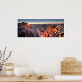 Mt Whitney en Pinnacles Sunrise - John Muir Trail Poster (Keuken)