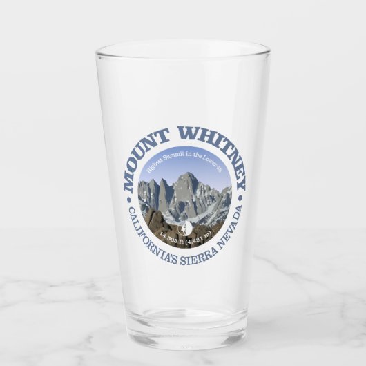 Mt Whitney Glas (Voorkant)