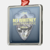 Mt Whitney (pijlpunt) Metalen Ornament (Links)