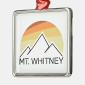 Mt. Whitney Retro Metalen Ornament (Links)