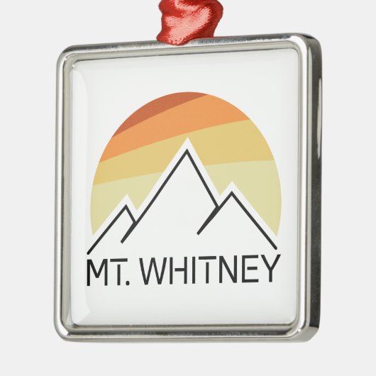Mt. Whitney Retro Metalen Ornament (Links)